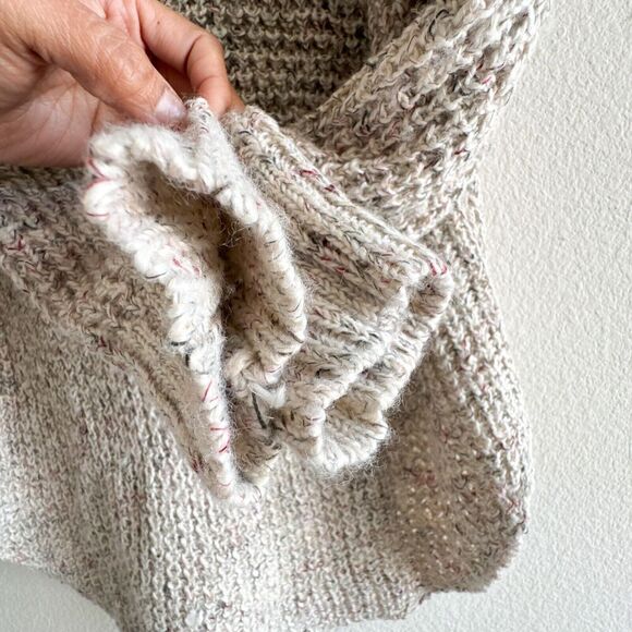 Free People Dylan Tweedy Size XS Chunky Knit Blend Tunic Sweater - Picture 9 of 10